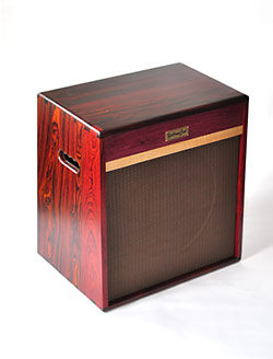 Solid Cocobolo 115 Guitar speker cabinet