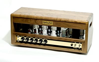 tube bass head, walnut cabinet